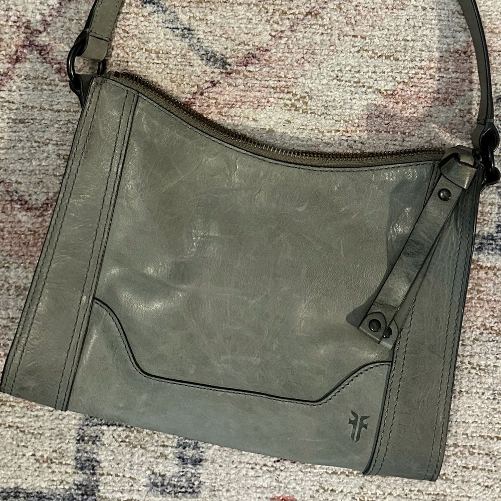 Frye Melissa Zip Leather Crossbody
